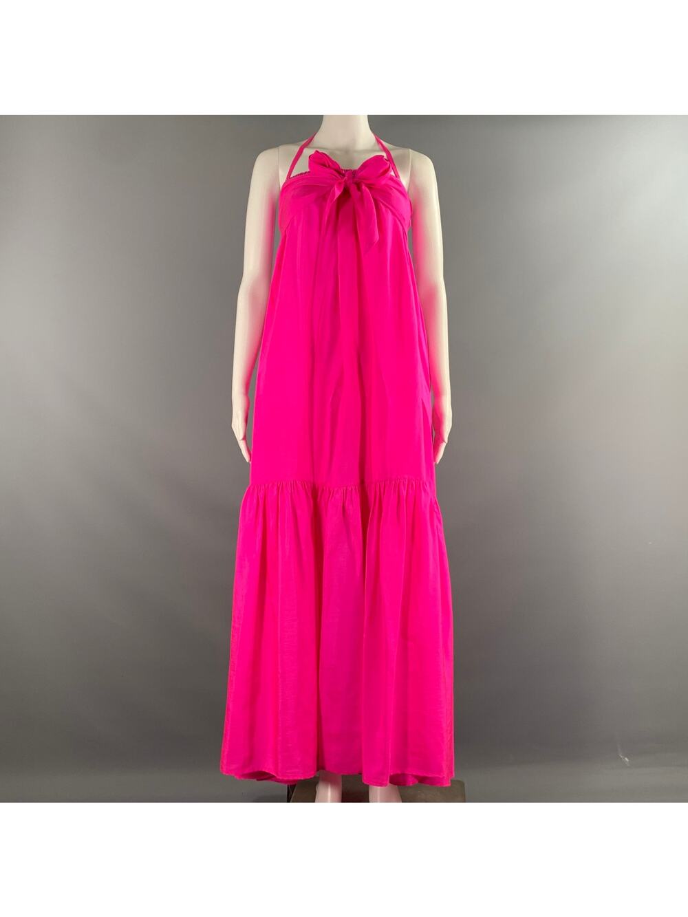 ANAAK Size S Pink Silk Strapless Dress